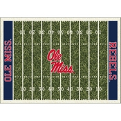 University of Mississippi 4x6 Homefield Rug (4000054640), 5020UMS1